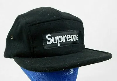 Supreme Black Military 5 Panel Baseball Cap Hat  • $38.99
