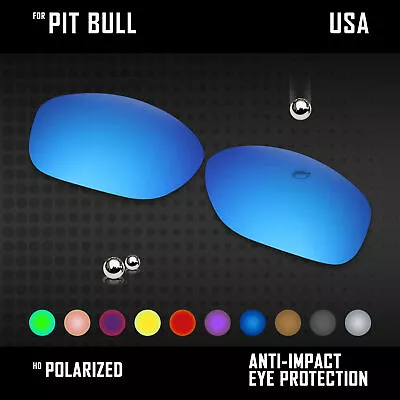 Anti Scratch Lot Polarized Replacement Lenses For-Oakley Pit Bull OO9127 Options • $9.75
