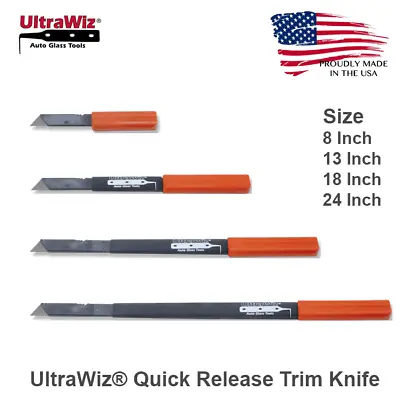 Auto Glass Windshield Removal ToolCut Out Long Knife 8  13 18 24  UltraWiz • $62.36