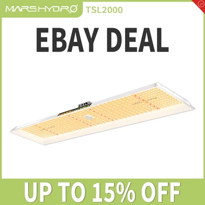 $177.50 • Buy Mars Hydro TSL 2000W Led Grow Light Full Spectrum For Indoor Plants All Stage IR