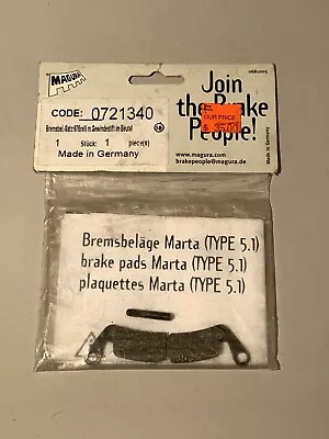 NOS Magura Type 5.1 Performance Disc Brake Pads Marta 2008 And Prior #0721340 • $15.96