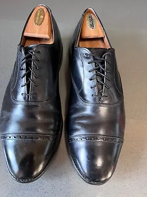 Allen Edmonds Fifth Avenue Cap-toe Oxford Dress Shoe - Black - Size 10.5 E  • $55