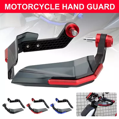 Universal 1 Pair Motorcycle Handlebar Brake Clutch Lever Protector Hand Guards • $22.55