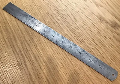 Vintage Imperial 12 Inch Steel Rule By J Rabone & Sons No.25 -Birmingham England • £8