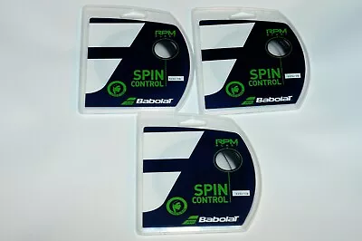 3 Sets Babolat RPM Blast 18 (1.20mm) String 40ft (12m) • $50