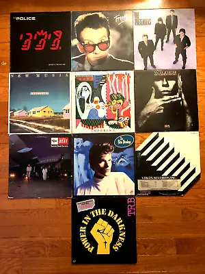 Lot Of 10 80s LPs Elvis Costello Pretenders The Police English Beat Blow Monkeys • $49.99