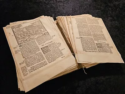 1541 Luther German Bible Leaf ~YOU PICK Your LEAF~ Hans Lufft Martin Luther • $49