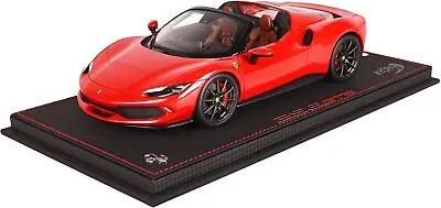 Ferrari 296 GTS Red Corsa 322 With Display Case In 1:18 Scale By BBR • $436.06