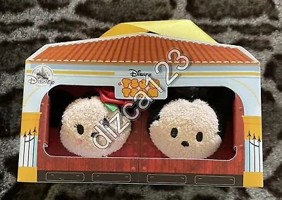 Disney Tsum Tsum Mickey Minnie Mouse Spain Box Set Of 2 Mini Plush NIB • $15.95