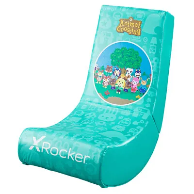 $289 • Buy X-Rocker Foldable Nintendo Animal Crossing Gaming Rocker Chair Seat Village