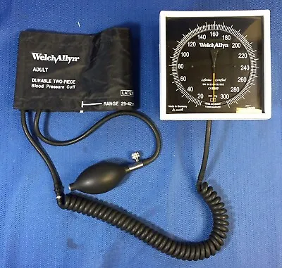 Welch Allyn Wall Aneroid Sphygmomanometer - 2-Tube Adult Bulb Cuff And Valve • $180