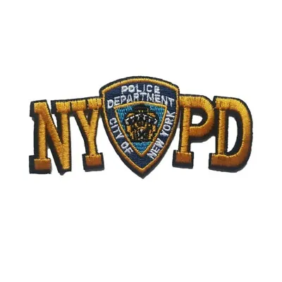 £2.79 • Buy City Of New York Police Department Iron On Patch Sew On Transfer NYPD NY Police