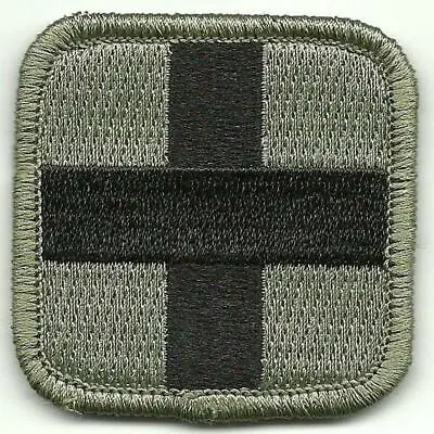 VELCRO® BRAND Fastener Morale Patch Medic Patches Cross Silver Black • $5.95