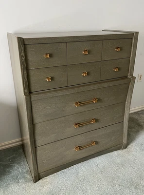 $300 • Buy Vintage Raymond Loewy Mengel Mid Century Modern Tallboy Dresser  NO MIRROR