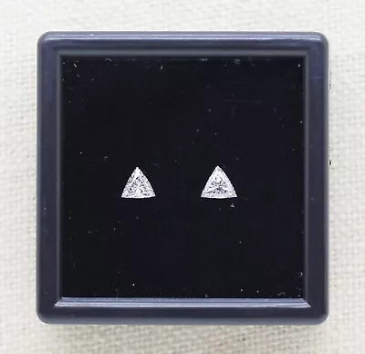 Natural 0.48ct Trillion Cut Loose Diamond Lot Of 2 • $890