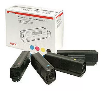 4 X Original OKI Toner C5250 C5450 C5510 C5540 / 42127457 42127456 -42127454 SET • £289.82