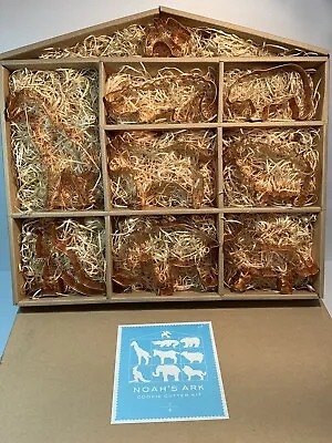 Vintage Noah's Ark Copper Cookie Cutters - Martha By Mail - Martha Stuart • $80