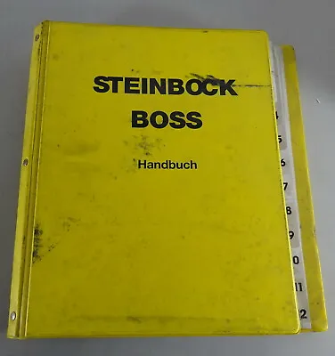 Operating Instructions/Workshop Manual Steinbock Boss Forklift Wr 13 14 16 20 • £135.55