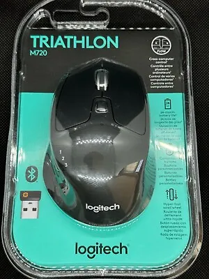 New Logitech M720 Triathlon Multi-device Wireless Mouse Fast Free Shipping • $30.50
