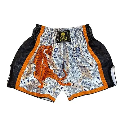 Tiger Print Unisex Muay Thai Shorts | Authentic | Men | Women | Boxing Trunks • $37.99