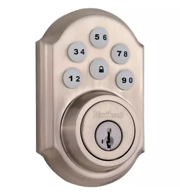 Kwikset 910 SmartCode Z-Wave Deadbolt - Satin Nickle - Brand New Sealed • $239.99