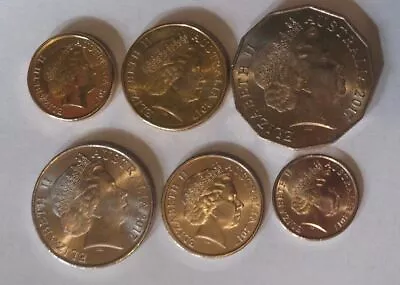 2017 Australian Coin - $2 $1 50 Cent 20 Cent 10 Cent And 5 Cent Coins  • $7.50
