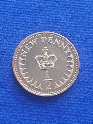 1977 1/2p PROOF HALF PENCE BUNC FROM YEAR SET • £1.99
