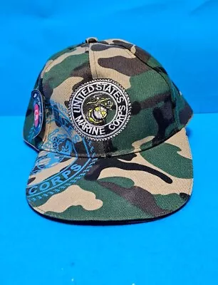 United States Marine Corps Baseball Hat/Cap Camo Green Adjustable *Brand New* • $14.77