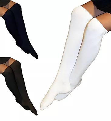 12 Pairs Knee High Socks Kids  Long Socks Girls School Knee Length Socks 9-12 • £13.99