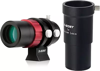 SV165 Mini Guide Scope 30Mm F4 Finder Scope Bundle With  Barlow Lens 5X Telescop • $101.74