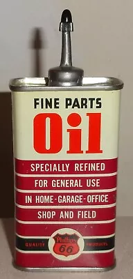 Variety #2 - PHILLIPS 66 Lead Top 4 Oz Oil Can - Vintage Fine Parts Oiler Tin • $35