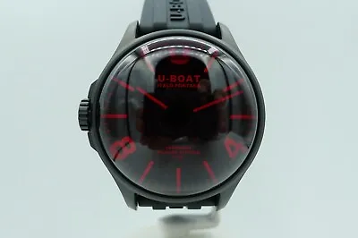 U-boat Darkmoon 8466/b Red Oil Filled Swiss Italian Steel Pvd Diver 45mm Destro • $1450