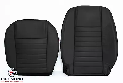 2005-2009 Ford Mustang V8 - Driver Side Complete Leather Seat Covers Black • $575.79