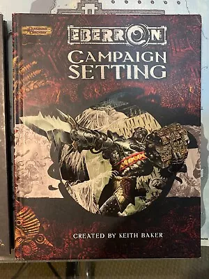 Eberron Campaign Setting Hardcover 3E Dungeons & Dragons • $59.95