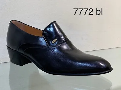 New *Reduced* Men's Donelli Classic Cuban Heel All Leather Shoes By Paco Milan • £53