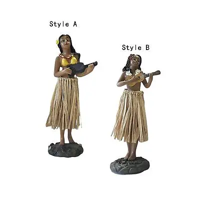 Hawaiian Doll With Guitar Vintage Style Hawaiian Dashboard Doll Ornament • $23.63