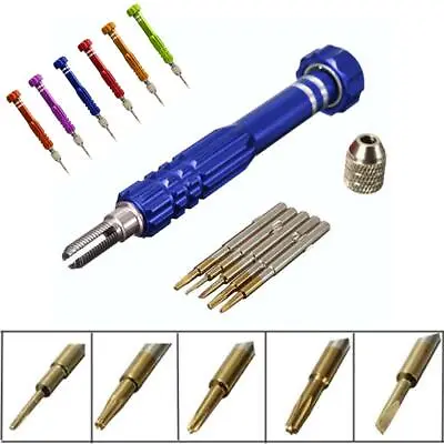 5 In 1 Magnetic Screwdriver Kit Repair Opening Tool Laptop Phone UK • £3.45