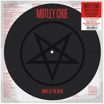 Motley Crue - Shout At The Devil - Picture Disc LP • $29.99