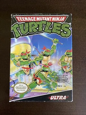 Box Only - No Game Teenage Mutant Ninja Turtles (NES 1989) Nintendo - Box Only • $119.99