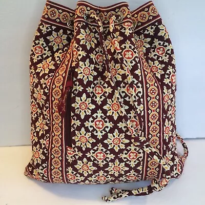 Vera Bradley MEDALLION Small Drawstring Backsack • $19.95