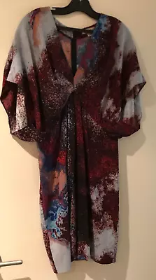 Country Road - Silk Print Dress - Size 12 • $20