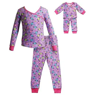 Girl 4 6X And 18  Doll Matching Purple Candy Pajamas Outfit Fit American Girl • $24.99