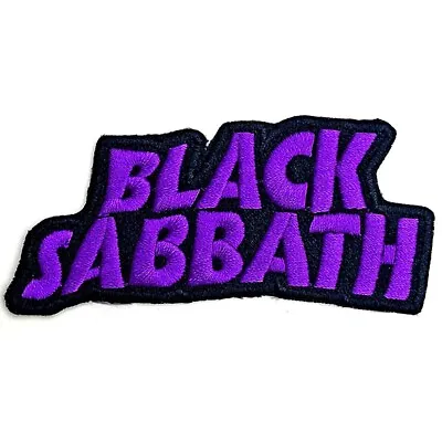 £3.99 • Buy Officially Licensed Black Sabbath Logo Iron On Patch- Music Band Patches M161