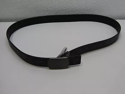 Coach Mens Belt Black One Size Plaque Buckle Cut To Size Reversible Belt • $19.99