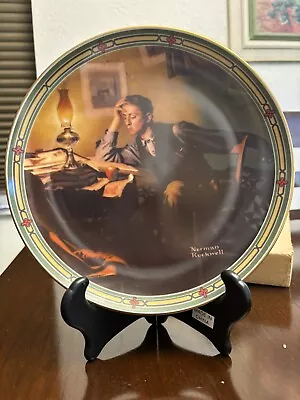 Norman Rockwell American Dream Series Plate - A Young Man's Dream 1986 W/Box COA • $17