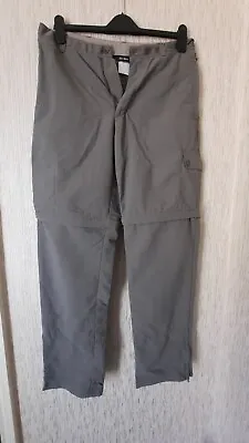 £1 • Buy Peter Storm Trousers Mens Size 30 Reg Leg 31 Convertible Grey Nylon