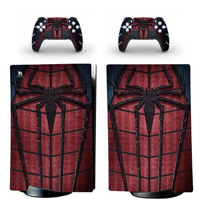 $19.95 • Buy Playstation 5 PS5 Digital Console Skin Spiderman +2 Controllers