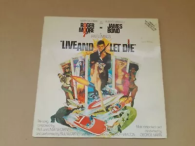 James Bond 007 - Live And Let Die Soundtrack LP - United Artists UA29475 • £10