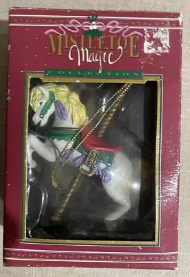 Mistletoe Magic Collection Carousel Horse Ornament • $9.99