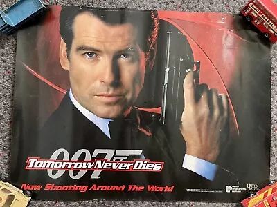 Vintage Mini Film Cinema Poster-James Bond - Tomorrow Never Dies- Pierce Brosnan • £2.99